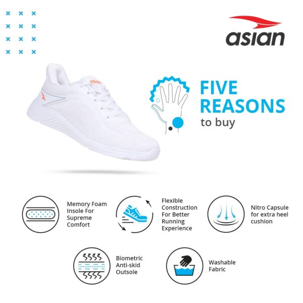 ASIAN Men’s Wonder Sports Running,Walking & Gym Shoes…