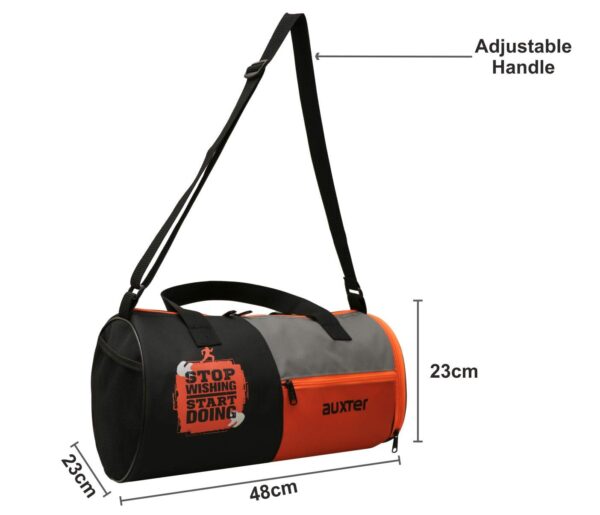 AUXTER Premium Sports Polyester 48 Cms Gym Duflle Bag…