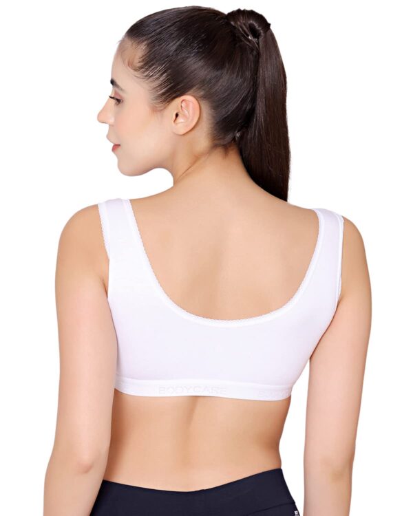 BODYCARE Women Cotton Spandex Non-Wired Sports Bra (Pack…