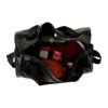 AUXTER Polyester 23cms Black Leatherette Gym Bag Duffel…