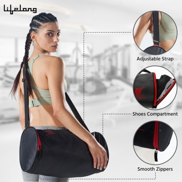 Lifelong Cotton 30 L Duffle Gym Bag for Men & Women |…