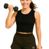 HOUSE OF FUSION Sports Shorts for Women Running Gym…