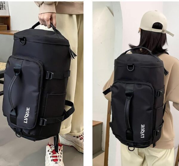 LATIQ MART 3-in-1 Sports Duffel Backpack Gym Bag for Men…