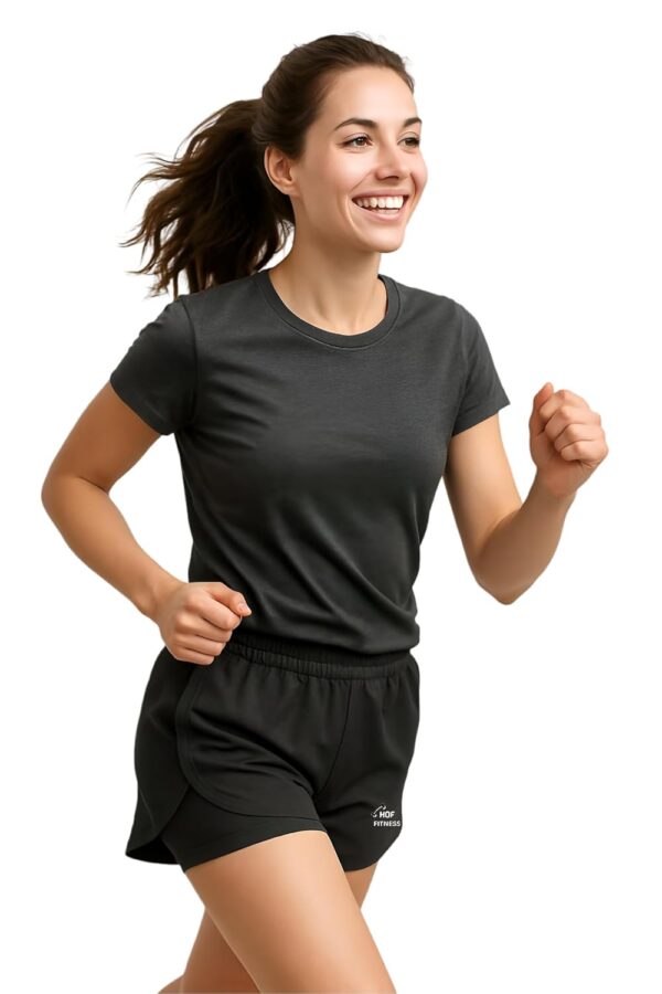 HOUSE OF FUSION Sports Shorts for Women Running Gym…