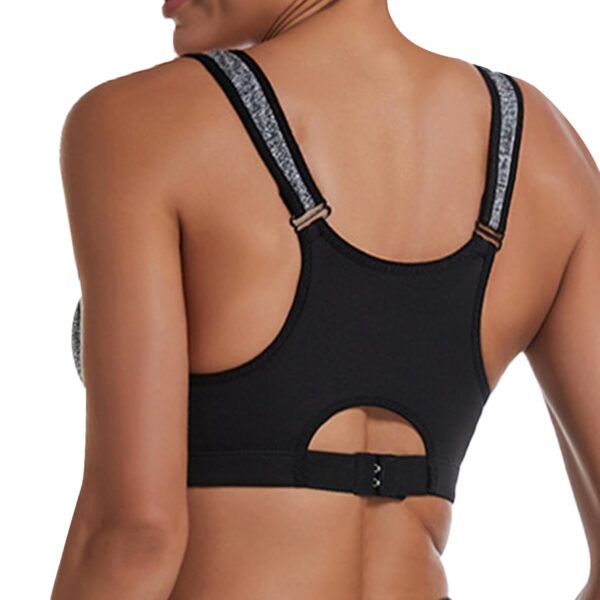 Dress Cici Womens Sports Yoga Bra Zip Front Sports Bra