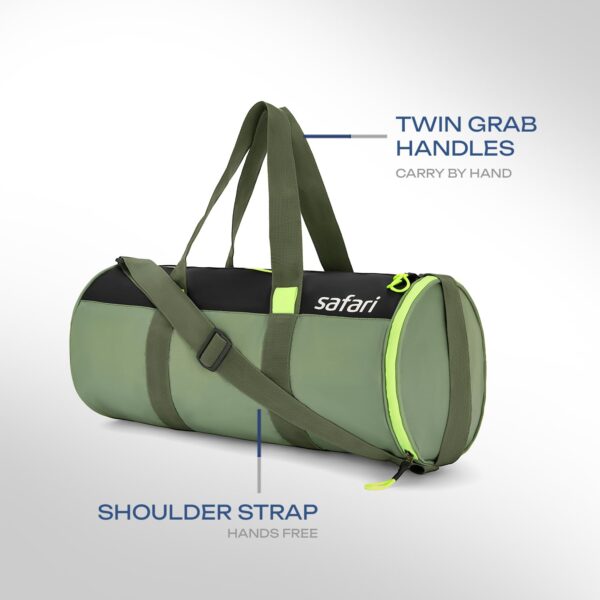 Safari Trainer Duffle Bag with Shoe Compartment, Gym Bag…