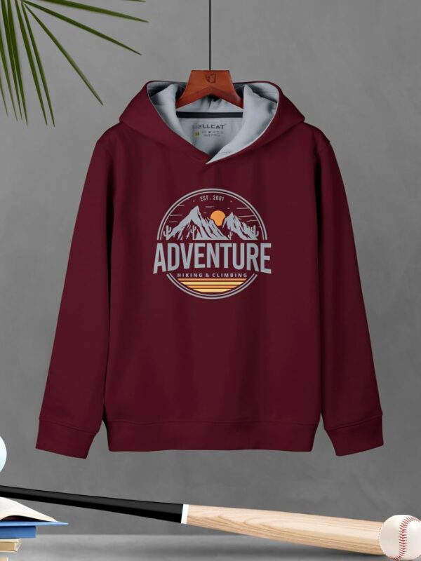 HELLCAT Printed Cotton Blend Hoodie Sweatshirt for Boys…