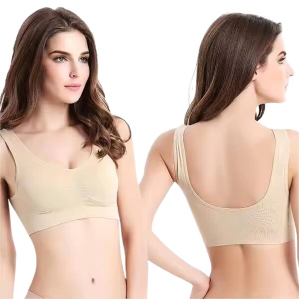 Fashiol Women’s Padded Sports Bra Criss Cross Racerback…