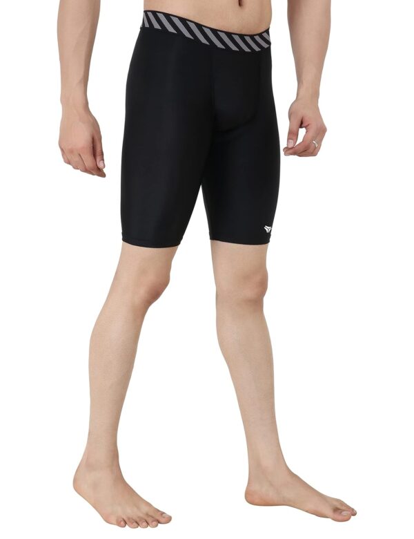 WMX Men’s Compression Nylon Shorts Tights, Fit Multi…