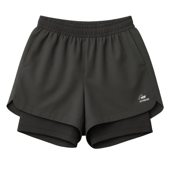 HOUSE OF FUSION Sports Shorts for Women Running Gym…