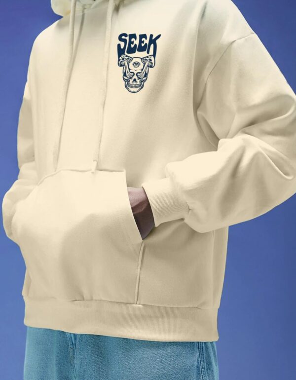 Veirdo Cotton Poly Fleece Oversized Hooded Sweatshirt…