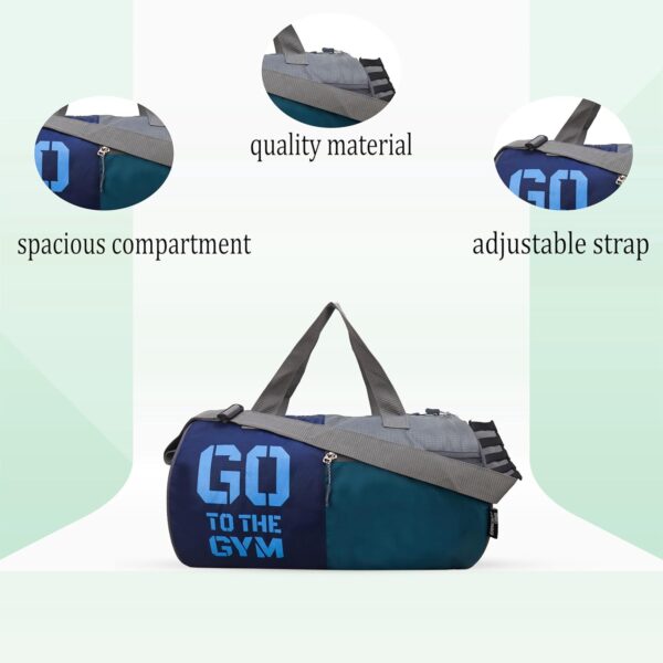 Gym Bag Duffle Polyester Bag for Men & Women, Gym Bags,…