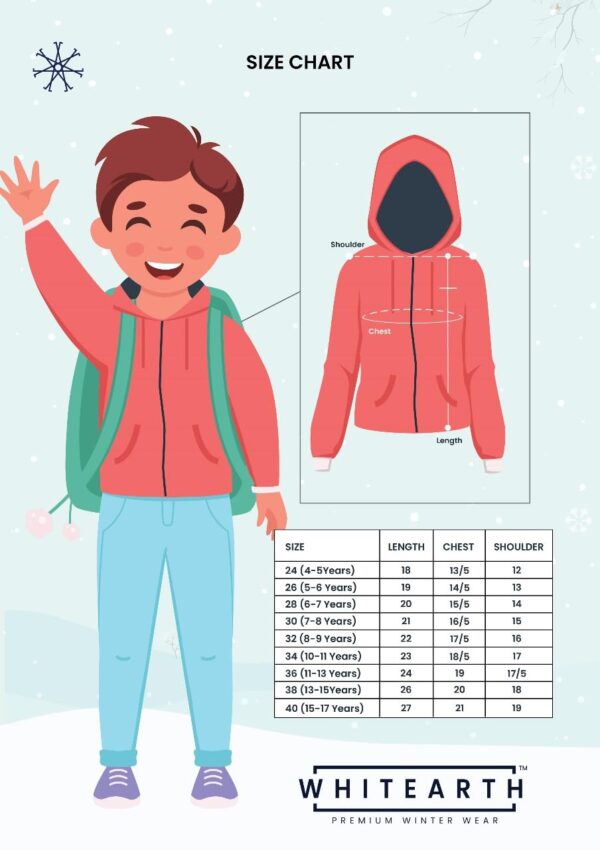 Whitearth Unisex-Child Hooded Neck Sweatshirt Soft…