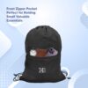 H-HEMES Drawstring Backpack Small Bag Gym Bag for Women…