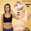 GLAMORAS Cotton Polyester Non-Padded Bra Full Coverage…