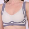 Women Seamless Padded Bra Wirefree Comfortable Lift Push…