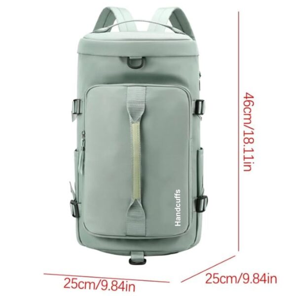 Handcuffs Polyester Gym Duffel Shoulder Bag for Women…