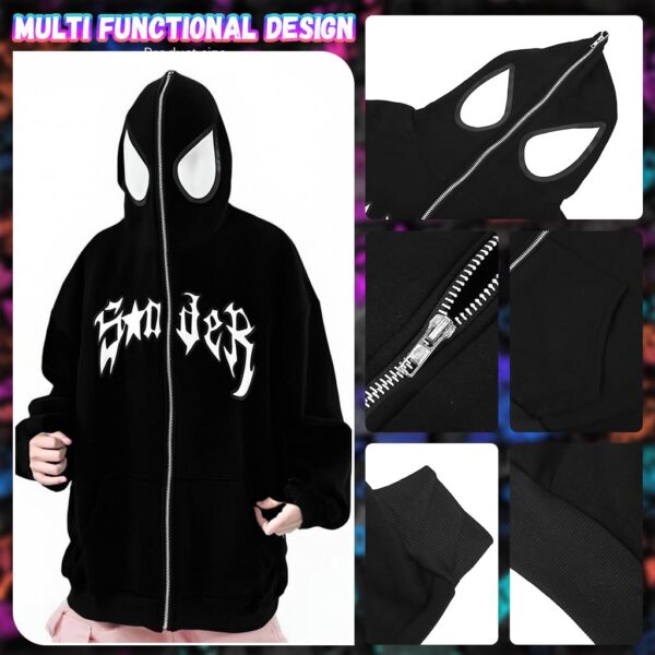 GUSTAVE Hoodie for Men Women Spider Full Zip Hoodie Y2k…