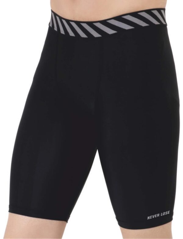 NEVER LOSE Men’s Compression Nylon Shorts Tights, Fit…