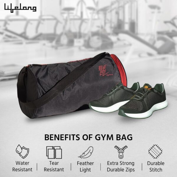 Lifelong Cotton 30 L Duffle Gym Bag for Men & Women |…