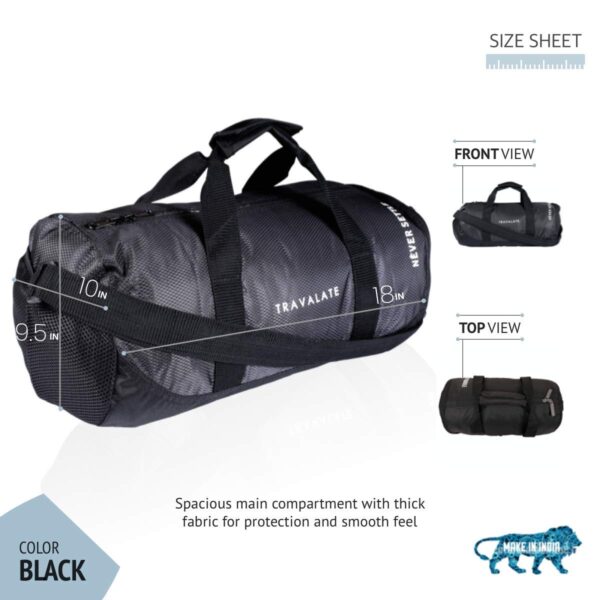 Travalate 30L Gym Bag with Separate Shoe Compartment,…