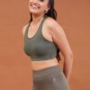 NYKD Women’s Everyday Cotton Padded Sports Bra for…