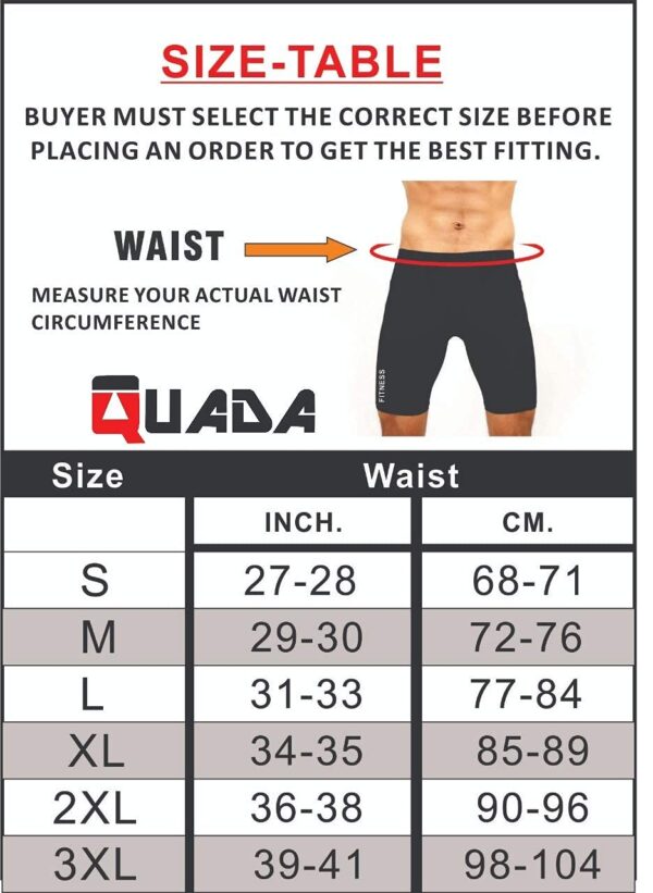 Quada Compression Men’s Skin Tight Shorts for Gym,…