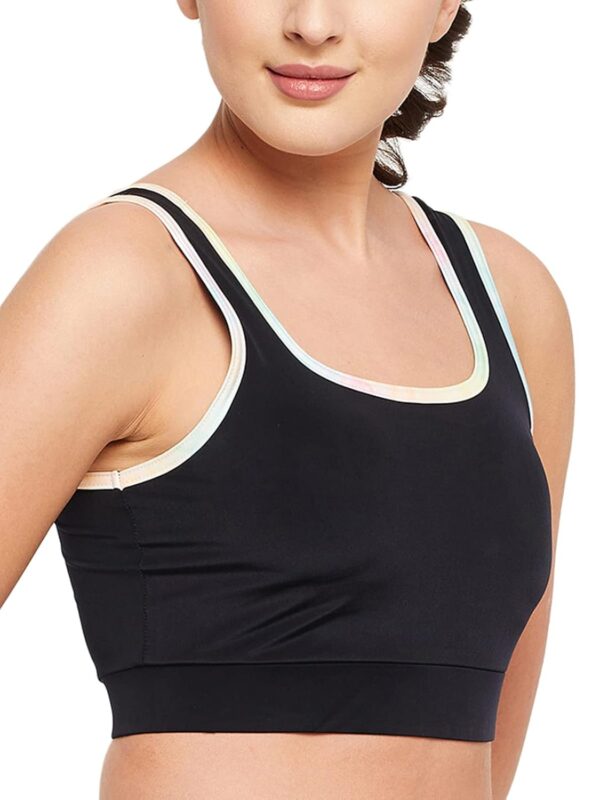 Clovia Women’s Medium Impact Padded Non-Wired Sports Bra…