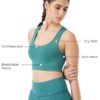 PUMP’D Women’s Synthetic Full-Coverage Racer Back Sports…