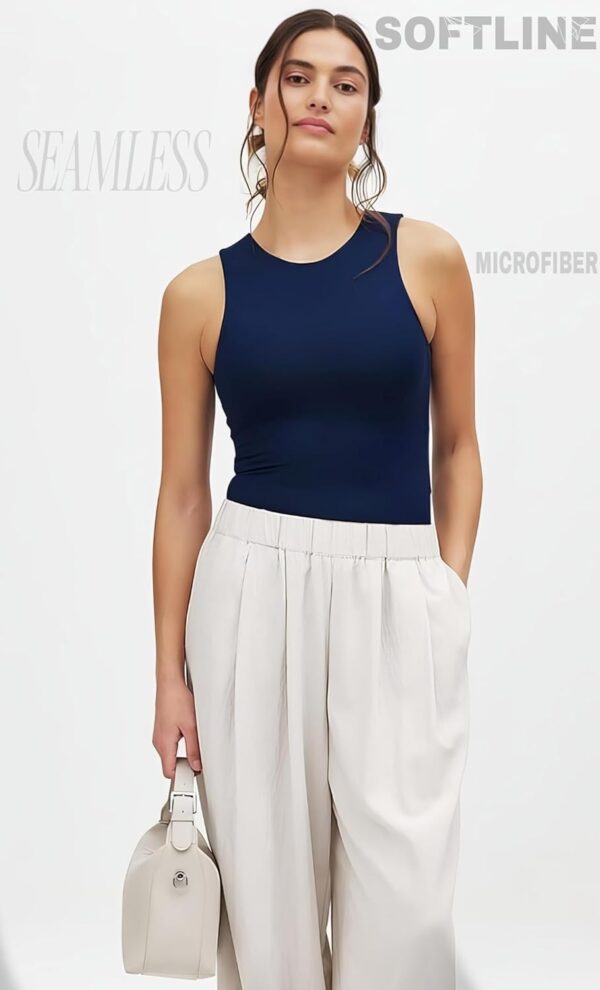 SIGHTBOMB SKIMS Ultra Soft Round Neck Double Folded…