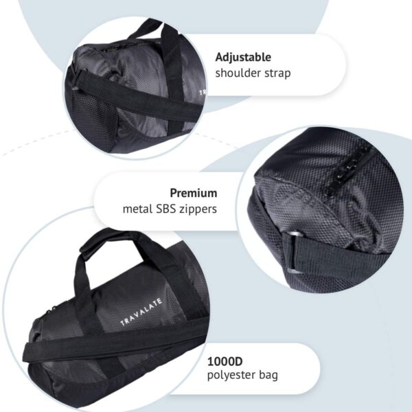 Travalate 30L Gym Bag with Separate Shoe Compartment,…