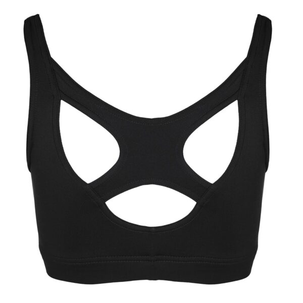 Reebok Women’s Polyester Blend Wire Free Modern Sports Bra