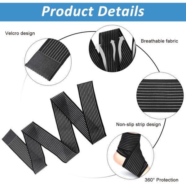 HANNEA 1Pc Thigh Support Compression Bandage Brace Wrap…
