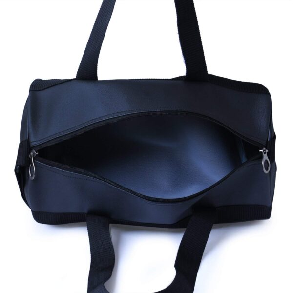 ALLIED SALES INDIA SB-350 Black Leather Gym Bag