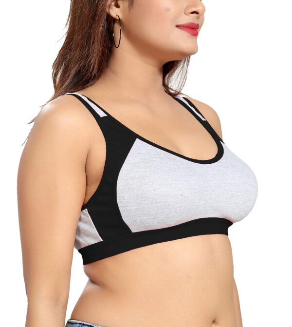 Fabme Women’s Double Layer Cups, Seamless, Sports Bra…
