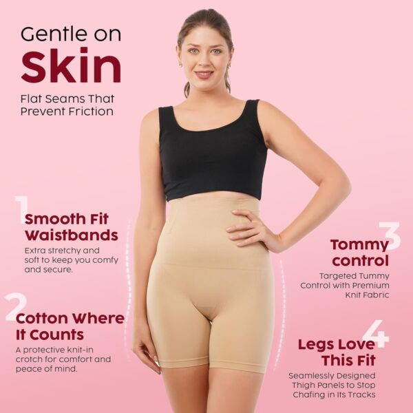 Jimmox Women’s Tummy Tucker Shapewear Shorts | High…