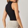 Aahwan Women’s & Girls’ Solid Ribbed Slim Fit Crop Tank Top