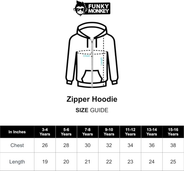 FUNKY MONKEY Unisex 300 GSM Fleece Zipper Hoodies for…
