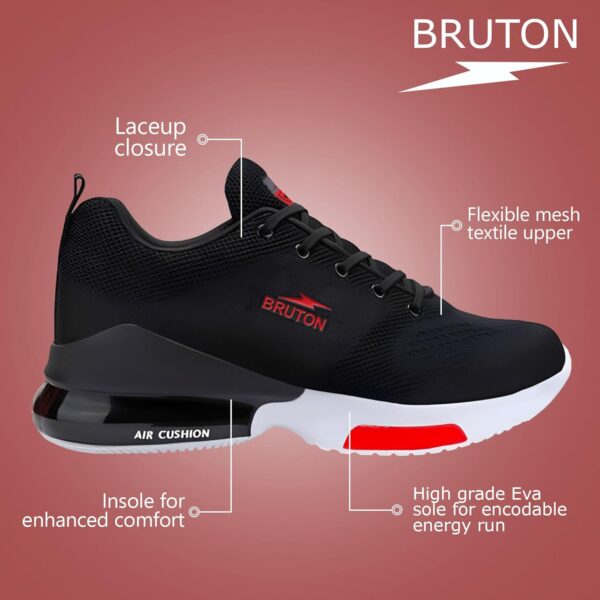 BRUTON 602-Berry EVA Lite Sports Shoes Running Shoes for Men