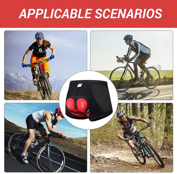 PROBEROS Men’s Cycling Shorts 3D Padded Cycling Pants…