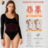FirstFit Premium Stretchable Bodysuit for Women Thong…
