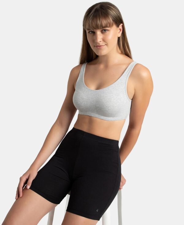 Jockey 1550 Women’s Super Combed Cotton Elastane Stretch…