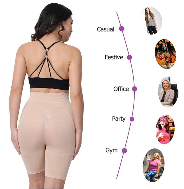 Vihrik High Waist Tummy Control Shapewear Shorts for…