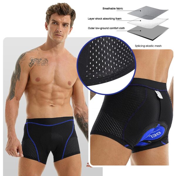 Oligitdi Men’s Cycling Shorts,4D Gel Padded Out-Wearable…