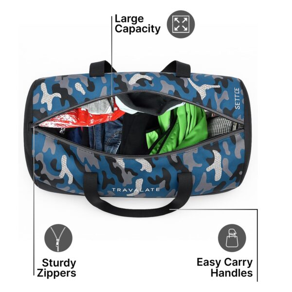 Travalate 18 Inch Sports Duffle Gym Bag with Separate…