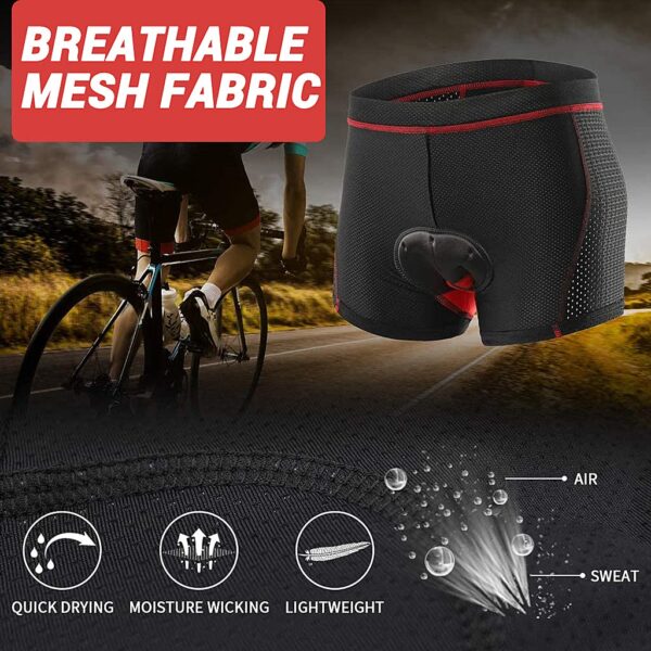 PROBEROS Men’s Cycling Shorts 3D Padded Cycling Pants…