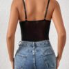 Softwrap Women’s Floral Lace Sheer Mesh Corset Bodysuit…