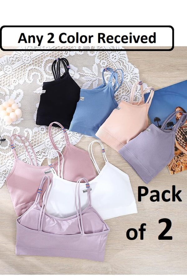 DKOALE Women Bra – Girls Bra Cotton Padded Bra Sports…