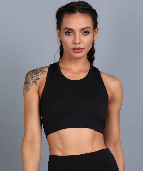 Rock Paper Scissors Women Polyester Seamless Bra