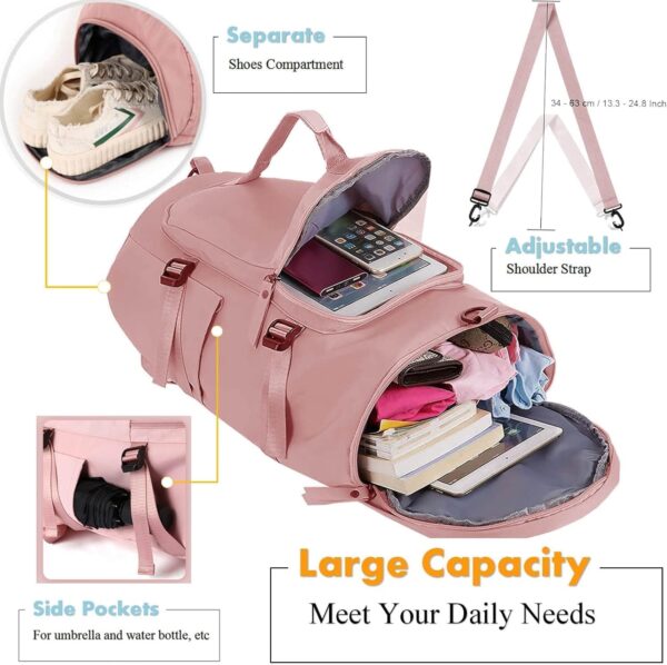FALMAGU Convertible Travel Backpack Duffle Bag,…